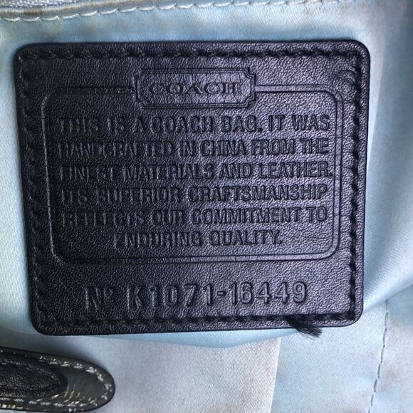 Coach leather bag  - Picture 7 of 8